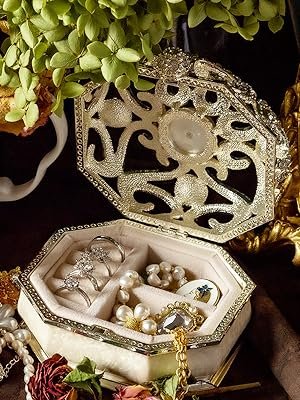 jewelry case jewelry organizer antique jewelry box for women treasure chest decorative box trinkets
