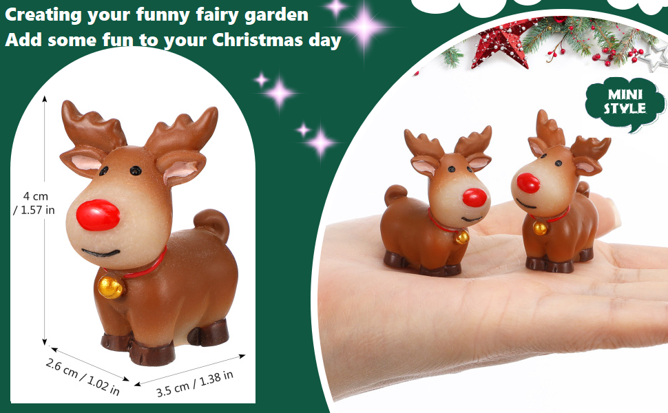 mini christmas figurines