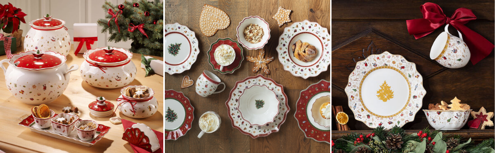 teapot jar container dish wine glass dining ware decorations pasta platters porcelain christmas 