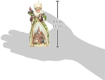 Goodsright Decor Russian Santa Stone Resin Hanging Ornament, 4.75??