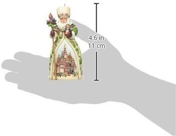 Goodsright Decor Russian Santa Stone Resin Hanging Ornament, 4.75??
