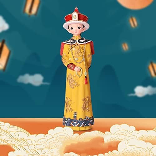 Goodsright Decor Palace Ethnic Classical Blessing Crafts 2-Pack/Valentine's Day Ornament 7.5 inches/Chinese Gift/Hand-Painted, Home Decoration/Mother's Day/Graduation Season Gift (a)