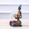 Goodsright Decor Sculptures Statues Decor Ethnic Style Interior Decoration Resin Crafts Creative Home Office Gifts Beauty Ornaments???A