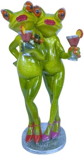 Goodsright Decor Frog Figurines Decor Funny Cute Craft Resin Frog Sculpture Statue for Home Office Desk Tabletop Bathroom Decoration, Ornament Gift (Fishing Frog)