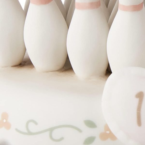 Goodsright Decor Precious Moments Growing in Grace Age 10 | Blonde Girl Bowling Bisque Porcelain Figurine | Birthday Gift | Birthday Collection | Room Decor & Gifts | Hand-Painted
