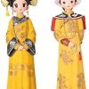 Goodsright Decor Palace Ethnic Classical Blessing Crafts 2-Pack/Valentine's Day Ornament 7.5 inches/Chinese Gift/Hand-Painted, Home Decoration/Mother's Day/Graduation Season Gift (a)