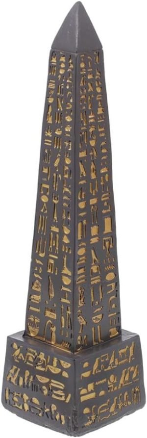 Goodsright Decor Egyptian Obelisk Resin Obelisk Model Obelisk Miniature House Ornaments Landmark Ornament Miniature Obelisk Statue Egypt Obelisk Figurine Aquarium Obelisk Gift Glass Office