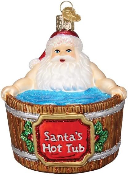 Goodsright Decor Old World Christmas Irish Santa Glass Blown Ornament for Christmas Tree