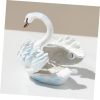 Goodsright Decor 5pcs Jewelry Box Jewelry Organizer for Jewelry Case Jewelry Organizer Small Swan Shaped Trinket Boxes Desktop Swan Decor Swan Shaped Jewelry Holder Swan Shaped Ring Holder