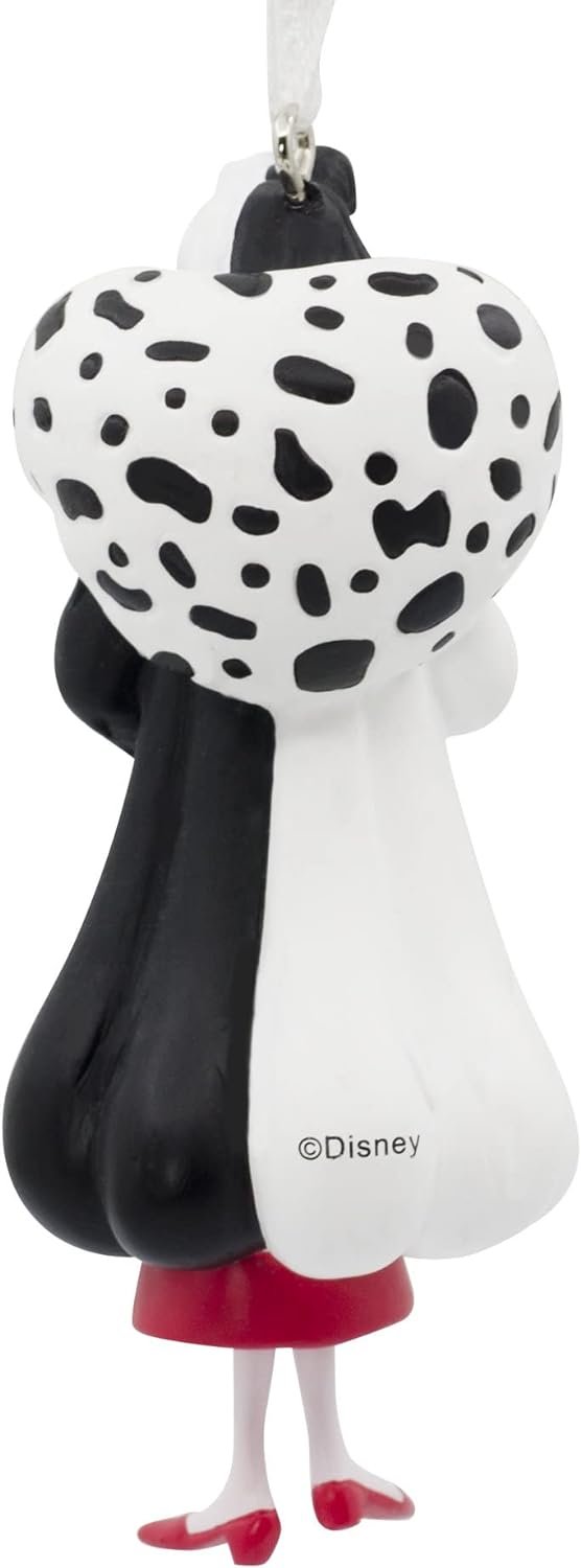 Goodsright Decor Hallmark Disney Villains 101 Dalmatians Cruella De Vil Christmas Tree Ornament
