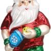 Goodsright Decor Old World Christmas Irish Santa Glass Blown Ornament for Christmas Tree