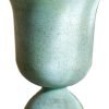 Goodsright Decor Artificial Flower Decoration Flower Vase Large Iron Goblet Vase Storage Basket for Creative Decoration Vintage Flower Pot Balcony Unique Garden Sculpture