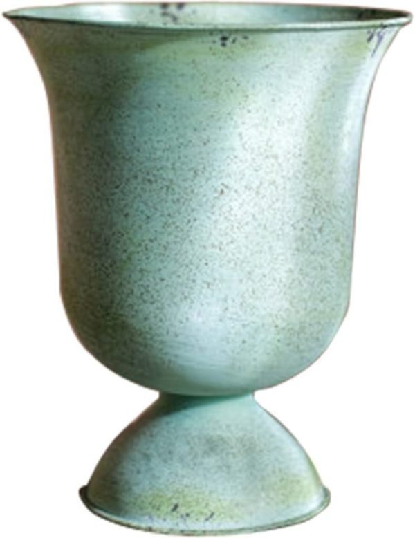 Goodsright Decor Artificial Flower Decoration Flower Vase Large Iron Goblet Vase Storage Basket for Creative Decoration Vintage Flower Pot Balcony Unique Garden Sculpture