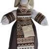 Goodsright Decor Exclusive Vintage Collectible Ukrainian Motanka Figurine Slavic Design Handmade Made in Ukraine 7.5"