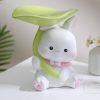 Goodsright Decor Entryway Bowl for Keys Modern, Creative Resin Rabbit Figurine Key Storage Tray, Birthday Holiday Housewarming Gift,White