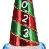 Goodsright Decor Old World Christmas Irish Santa Glass Blown Ornament for Christmas Tree