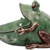 Goodsright Decor Big Mouth Frog Storage Box, Porch Storage Decoration, Statue Sculpture, Key Candy Container, Home Table Decoration, Animals Statue, Green Frog