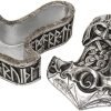 Goodsright Decor Thor's Hammer Trinket Silver Storage Decorative