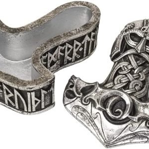 Goodsright Decor Thor's Hammer Trinket Silver Storage Decorative