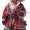 Goodsright Decor Russian Santa Stone Resin Hanging Ornament, 4.75??