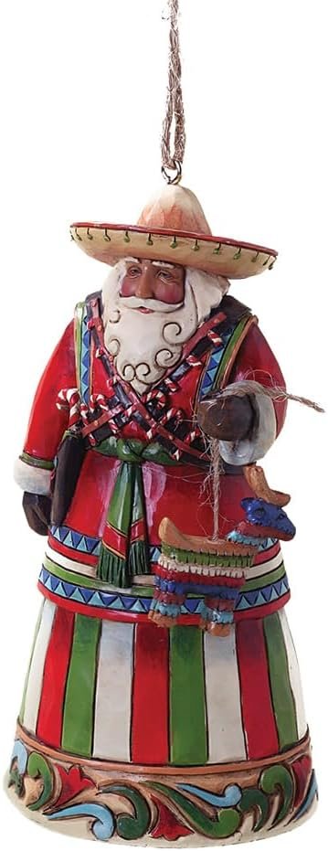 Goodsright Decor Russian Santa Stone Resin Hanging Ornament, 4.75??