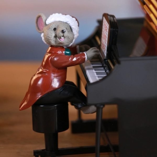Goodsright Decor Christmas D??cor, 10 in, Sing-a-Long Mouse,Plastic