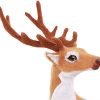 Goodsright Decor 1 Pair Table Top Decor Christmas Couple Reindeer Figurine Animal Figurine Nativity Ornaments for Kids Christmas Table Figurine Small Deer Ornament Statue Car Child Crafts