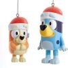 Goodsright Decor Kurt Adler Bluey and Bingo Ornaments, 2 Assorted