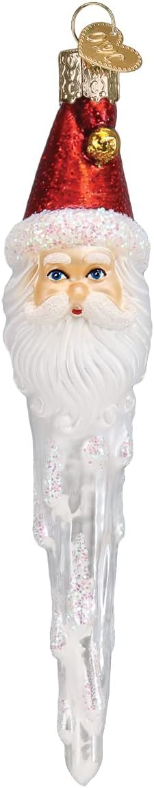 Goodsright Decor Old World Christmas Irish Santa Glass Blown Ornament for Christmas Tree