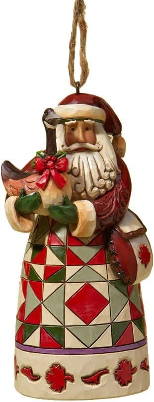 Goodsright Decor Russian Santa Stone Resin Hanging Ornament, 4.75??