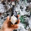Goodsright Decor Set of 2 Hand Blown Glass Halloween Gnomes Ornaments for Christmas Tree Decorations, Hanging Glass Halloween Gnome Christmas Ornaments