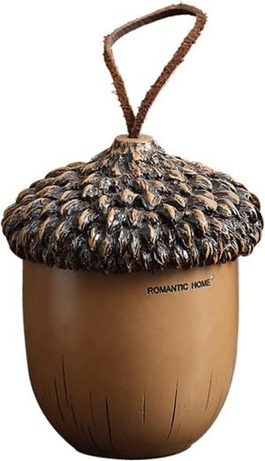 Goodsright Decor Large Resin Storage Jar with Lid,Vintage Decorative Containers Jars,25 FL OZ Home Decorative Jar for,candy,Jewelry,buttons