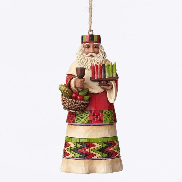 Goodsright Decor Russian Santa Stone Resin Hanging Ornament, 4.75??