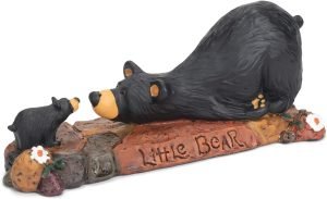 Goodsright Decor DEMDACO Bearfoots by Jeff Fleming Little Bear Black Bear 2 x 6 Hand-cast Resin Figurine Sculpture