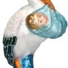 Goodsright Decor Old World Christmas Ornaments Boy Bundle of Joy Glass Blown Ornaments for Christmas Tree