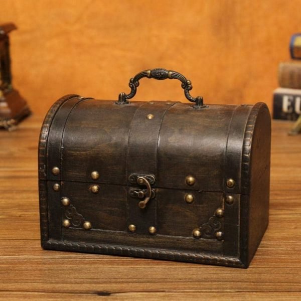 Goodsright Decor Qiuqiu Nostalgic European Rectangular Table Storage Box for Photographing Decorative Items for Home-A