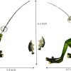 Goodsright Decor Frog Figurines Decor Funny Cute Craft Resin Frog Sculpture Statue for Home Office Desk Tabletop Bathroom Decoration, Ornament Gift (Fishing Frog)