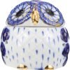 Goodsright Decor Owl Jewelry Box Meditation Aromatherapy Organizer Owl Shape Jar with Lid Aromatherapy Decoration Owl Shape Aroma Jar Ceramic Owl Jar Desktop Decor Ceramic Storage Jar