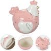 Goodsright Decor Box Hen Storage Jar Ceramic Trinket Holder Decorative Candy Jar Decorative Jar Ceramic Jar Kids Jewelry Container Trinket Container Decorate Rooster Cookie Jar Ceramics