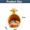 Goodsright Decor Decorative Bowl for Keys Entryway, Home Living Room Candy Bowl, Creative Cow Resin Figurine, Storage Box,White