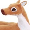 Goodsright Decor 1 Pair Table Top Decor Christmas Couple Reindeer Figurine Animal Figurine Nativity Ornaments for Kids Christmas Table Figurine Small Deer Ornament Statue Car Child Crafts
