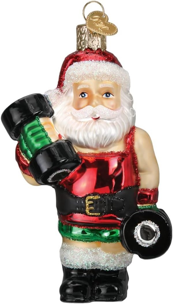 Goodsright Decor Old World Christmas Irish Santa Glass Blown Ornament for Christmas Tree