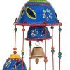 Goodsright Decor Bells Decorative Hanging Wind Chimes for Indoor and Outdoor Hanging for Home/Office/Hall Decoration Wedding/Event/Party/Haldi/Anniversary/Theme/Birthday Party/Celebration (Pack of 2) Blue