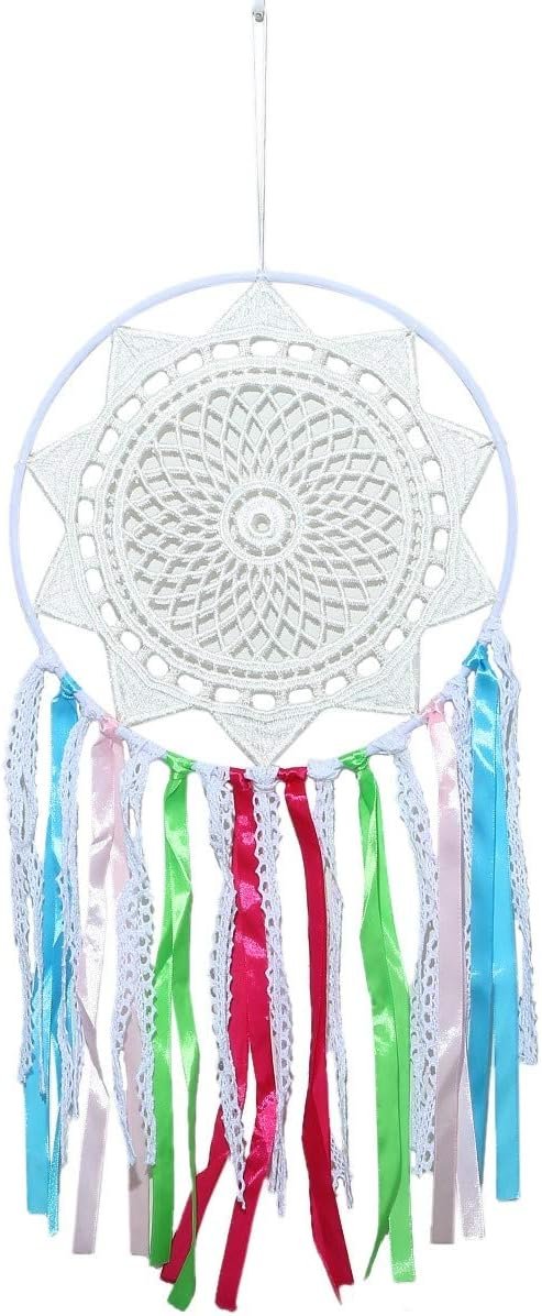 Goodsright Decor 27 inches Dream Catchers Handmade Tassel Wall Decoration Weeding Party Decor Ornament Craft, Blue