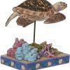 Goodsright Decor Animal Planet Collection Everyday Hawksbill Sea Turtle Figurine, 4.5-inches