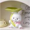 Goodsright Decor Entryway Bowl for Keys Modern, Creative Resin Rabbit Figurine Key Storage Tray, Birthday Holiday Housewarming Gift,White