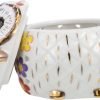 Goodsright Decor Owl Jewelry Box Ceramic Owl Jar with Lid Owl Shape Aroma Jar Desktop Decor Ceramic Desktop Ornament Meditation Aromatherapy Organizer Ceramic Storage Jar Aromatherapy Decoration