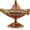 Goodsright Decor Classic Vintage Aladdin Magic Genie Costume Lamp Home Table Decoration & Gift, Golden Blue
