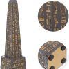 Goodsright Decor Egyptian Obelisk Resin Obelisk Model Obelisk Miniature House Ornaments Landmark Ornament Miniature Obelisk Statue Egypt Obelisk Figurine Aquarium Obelisk Gift Glass Office