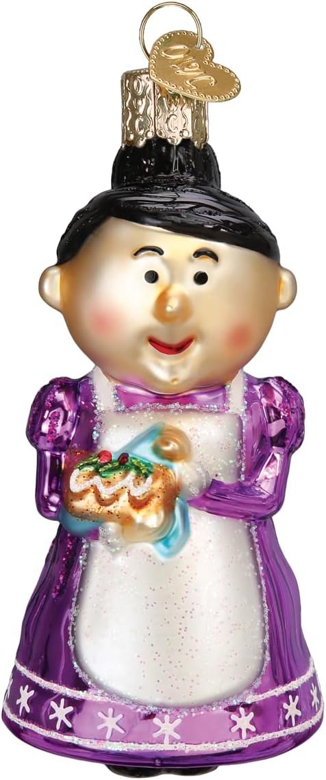 Goodsright Decor Old World Christmas Irish Santa Glass Blown Ornament for Christmas Tree